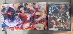 One Piece Card Official Playmat & File 2nd ANNIVERSARY Boa Hancock Chinese NEW - Image 1