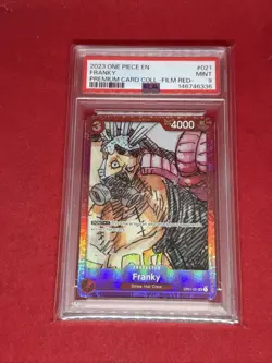 2023 ONE PIECE PREMIUM CARD COLLECTION -ONE PIECE FILM RED- #021 FRANKY PSA 9 - Image 1