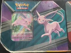 Pokemon TCG V Hero's Tin Espeon Evolving Skies - Image 1