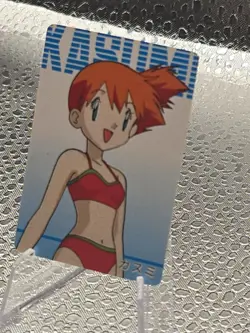 Pokemon Card Bikini Misty Nintendo Animation Version Mini Carddass Japanese - Image 5