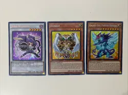 Yugioh Honest Junk Warrior Galaxy Eyes Photon Dragon Chibi Art NM - Free Holo YT - Image 1