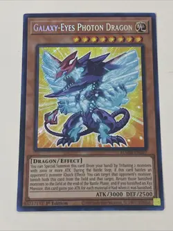 Yugioh Honest Junk Warrior Galaxy Eyes Photon Dragon Chibi Art NM - Free Holo YT - Image 4