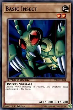 1x Basic Insect - 1st Edition NM Eng YuGiOh - Speed Duel Ultimate Predators - Image 1