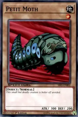 1x Petit Moth - 1st Edition NM Eng YuGiOh - Speed Duel Ultimate Predators - Image 1