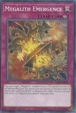 Yugioh 3x IGAS-EN072 - Megalith Emergence - Common - 1st Edition - Image 1