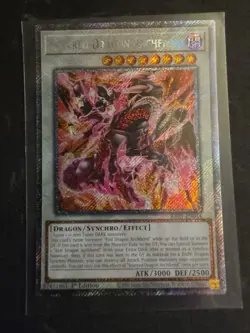 Scarred Dragon Archfiend (Platinum Secret Rare) RA05-EN044 NM Yu-Gi-Oh - Image 1