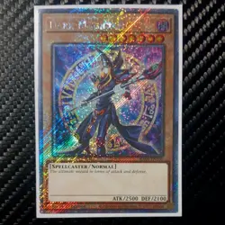 YUGIOH! DARK MAGICIAN - ALT ART PLATINUM SECRET RARE RA04-EN106 NM - Image 1