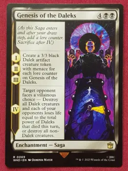 Magic The Gathering UNIVERSES BEYOND DOCTOR WHO GENESIS OF THE DALEKS card MTG - Image 1