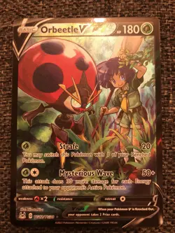 Pokemon Card Orbeetle V TG12/TG30 Ultra Rare Full Art Trainer Gallery Pack Fresh - Image 1