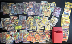 Pokemon Card Bundle - 101 Cards - UNGRADED & Comes With a Case - 30 GX - 8 EX - Image 1