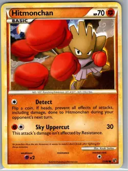 Hitmonchan 51/90 Non Holo Undaunted - Pokemon Card - NM - Image 1