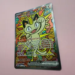 Meowth ex 121/088 NM Special Illustration Rare SIR Perfect Order Pokemon Card En - Image 5