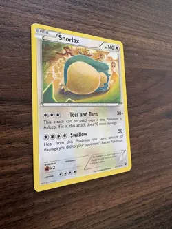 Snorlax - 77/124 - Pokemon Fates Collide XY Non-Holo Rare Card - Image 3
