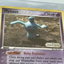 Wynaut 71/92 Legend Maker Holo - Pokemon Card - Image 2