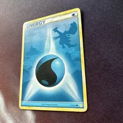 Pokemon TCG - HeartGold SoulSilver Lugia Water Energy 117/123 (2010) LP - Image 2