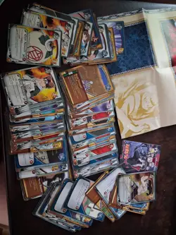 Lot Of 125 Naruto Cards Mixed Lot With Play Area Paper - Image 1