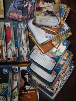 Lot Of 125 Naruto Cards Mixed Lot With Play Area Paper - Image 3