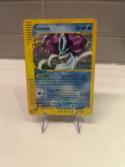 Suicune H25/H32 Holo Aquapolis Pokemon Card HP - Image 1