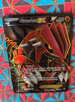 Groudon EX Pokemon Dark Explorers Holographic 106 Full Art Card - Image 3