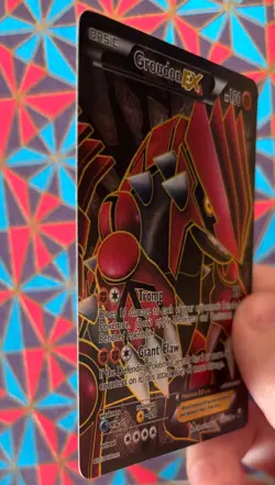 Groudon EX Pokemon Dark Explorers Holographic 106 Full Art Card - Image 4