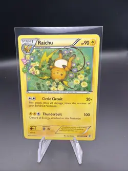 Pokemon Raichu RC9/RC32 XY Generations Radiant Collection Regular Card NM - Image 1
