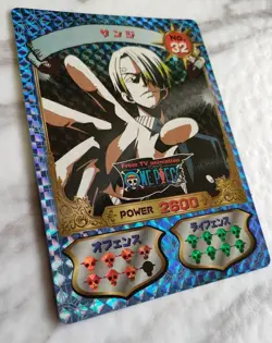 Sanji No.32 ONE PIECE SUPER BROMAIDO HOLO From Japan MARUSHO F/S - Image 3
