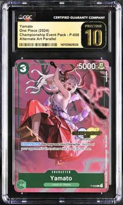 One Piece CS 2023 Celebration Pack CGC 10 Yamato P-008 PR Alt Art - Image 1