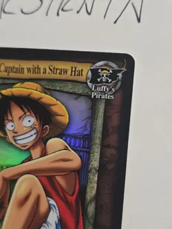 One Piece CCG 2005 Luffy CH047 The Great Captain With A Straw Hat FOIL VERSION - Image 4