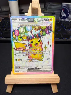 Pokemon TCG Pikachu EX 219/191 - Ultra Rare - Surging Sparks - NM - Image 1