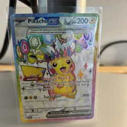 Pikachu Ex (Ultra Rare) 219/191 SV08: Surging Sparks Pokemon TCG NM - Image 2