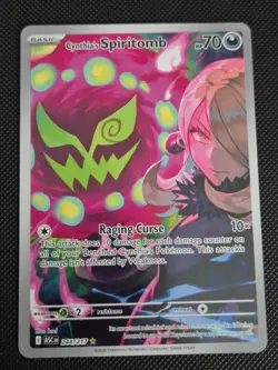 Pokemon TCG Cynthia's Spiritomb 244/217 Ascended Heroes Illustration Rare IR - Image 1