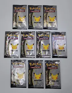 Pokemon TCG Celebrations Booster Pack x10 Sealed Loose Pack Lot 25th Anniversary - Image 1