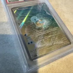 Pokemon Squirtle 170/165 Sv: Scarlet & Violet 151 Illustration Rare Holo PSA 9 - Image 3