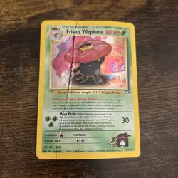 Pokemon Erika's Vileplume 005/132 Gym Heroes Holo Rare 80 DMG Unlimited English - Image 1