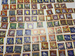 Vintage 1999 Pokemon Artbox Lot Over 110 Different Stickers See Description - Image 1