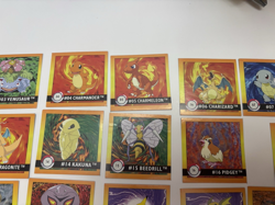 Vintage 1999 Pokemon Artbox Lot Over 110 Different Stickers See Description - Image 2