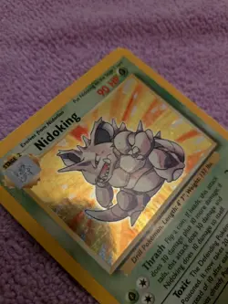 1999 Base Set Nidoking 11/102 English 90HP Holo Rare - Image 3