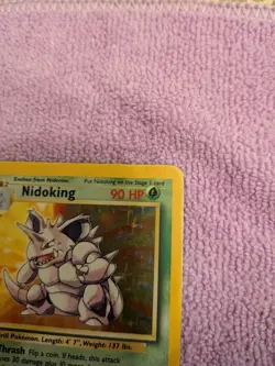 1999 Base Set Nidoking 11/102 English 90HP Holo Rare - Image 5