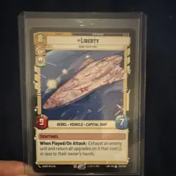 Star Wars Unlimited Liberty Unit Card 224/264 Cost 8 7/9 English - Image 1