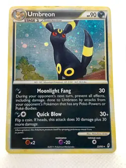 Umbreon 22/95 Holo Rare Call of Legends HOLO SWIRL Pokemon TCG - Image 2
