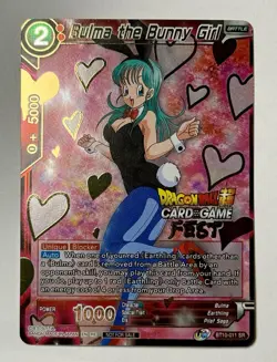 Bulma the Bunny Girl (2022 Dragon Ball Card Game Fest Event) English BT10-011 - Image 1