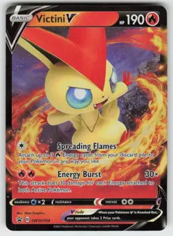 UR - 03 Holo Victini V SWSH104 Promo SWSH: Sword & Shield Promo Cards - Image 1