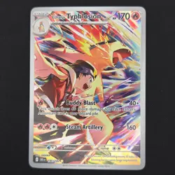 Pokemon TCG Card Ethan’s Typhlosion 190/182 Destined Rivals IR - NM - Image 1