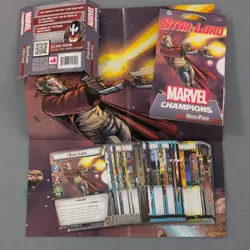 Marvel Champions Star-Lord Hero Pack. Complete. Cards are in Mint Condition. - Image 1