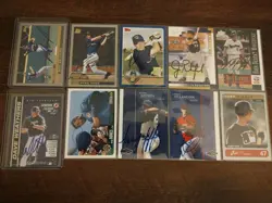 Milwaukee Brewers Signed Lot Of 10 Auto David Weathers Ronnie Belliard And More - Image 1
