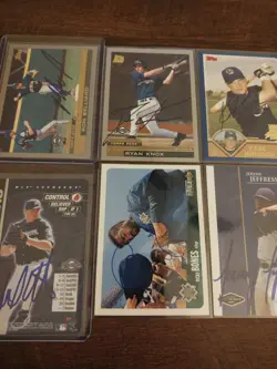 Milwaukee Brewers Signed Lot Of 10 Auto David Weathers Ronnie Belliard And More - Image 3