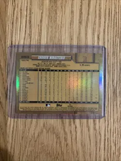 2026 Topps Golden Mirror Image Variation Andruw Monasterio #653 Red Sox Ssp - Image 2
