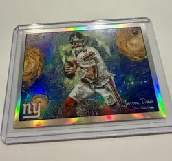 Topps Cosmic Jaxson Dart Stars Of The Night STN-2 RC Insert Giants NFL 2025 - Image 3