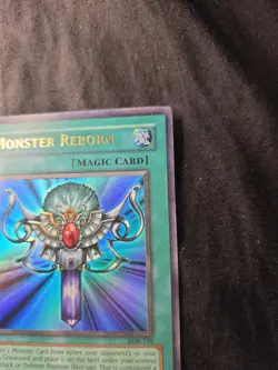 Yugioh TCG Monster Reborn Unlimited Ultra Rare LOB-118 MP - Image 5