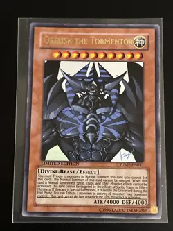 Yu-Gi-Oh TCG Obelisk The Tormentor JUMP-EN037 Fast Shipping - Image 1